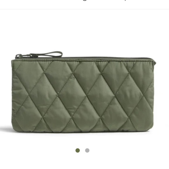 Vera Bradley Handbags - NWT Vera Bradley Essential Trio Clutch. Deep Lichen Green. Ultralight fabric